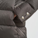 Piumino donna lungo antracite PI1304D 9480 HERNO