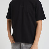 T-shirt uomo girocollo nera 2100037 S0241V0029 STONE ISLAND