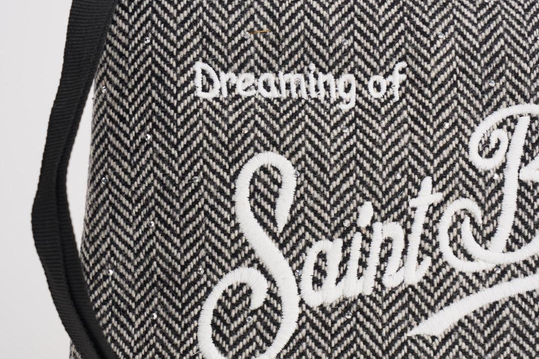 Pochette donna Aline in lana grigia ALINE WOOLHER00 MC2 SAINT BARTH