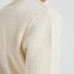 Maglia uomo girocollo panna 5100072 S00A3V0093 STONE ISLAND