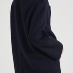 Cappotto donna doppiopetto blu notte JULIE NAVY BLUE ACCADEMIE TESSILI