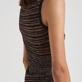Modello senza maniche con scollo rotondo K0H BK01CLS80E3 MISSONI