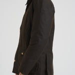 Giacca uomo cerata Ashby verde militare MWX0339 OL71 BARBOUR