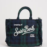 Borsa donna Vanity Mini tartan verde VANITYMNWL TART5161 MC2 SAINT BARTH