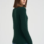 Maglia donna a girocollo verde 211971865 009 RALPH LAUREN