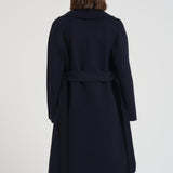 Cappotto donna midi Cles blu notte CLES 006 MAX MARA STUDIO