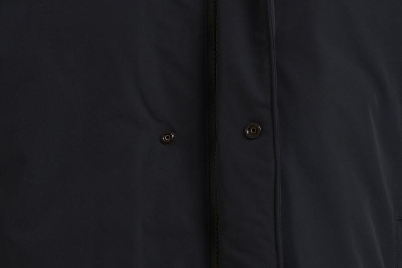 Cappotto uomo Micro Twill midi nero 7100007 S0026V0029 STONE ISLAND