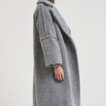 Cappotto donna teddy grigio chiaro CA000583D 9420 HERNO