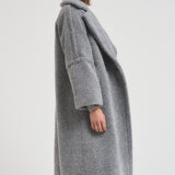 Cappotto donna teddy grigio chiaro CA000583D 9420 HERNO
