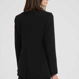 Blazer donna monopetto in cady nero LINZ 001 MAX MARA STUDIO