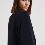 Cappotto donna lungo blu notte DIVA DEBORA24 ACCADEMIE TESSILI