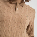 Maglia polo donna cammello 211972132 002 RALPH LAUREN