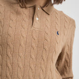 Maglia polo donna cammello 211972132 002 RALPH LAUREN