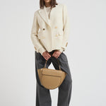 Giacca donna doppiopetto panna 2156 52571 LUBIAM