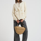 Giacca donna doppiopetto panna 2156 52571 LUBIAM