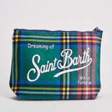 Pochette donna Aline tartan verde ALINE WTARTAN51 MC2 SAINT BARTH