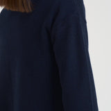 Cardigan donna blu notte. GIUSEPPA NAVY ABSOLUT CASHMERE.