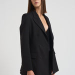 Giacca donna doppiopetto Liliuxy nera D420436 LILIUXY013NERO P.a.r.o.s.h.