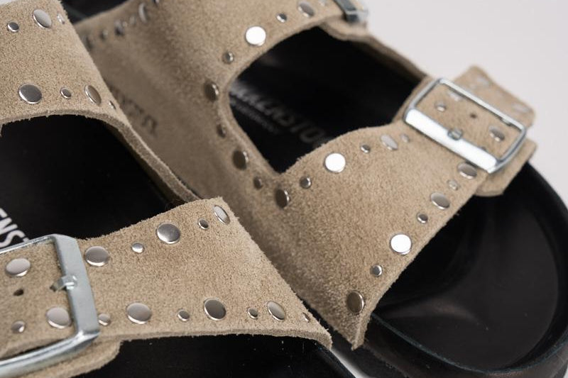 Sandalo donna Arizona taupe con borchie 1027870 TAUPE BIRKENSTOCK