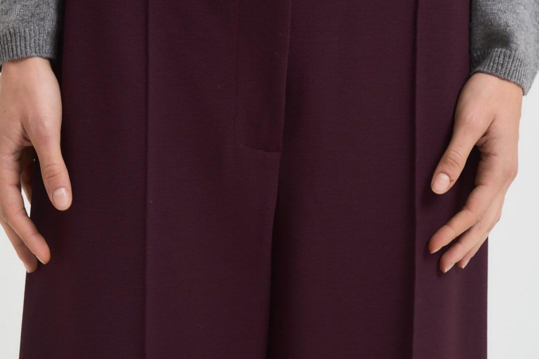 Pantalone donna balloon bordeaux I37 D94 LIVIANA CONTI