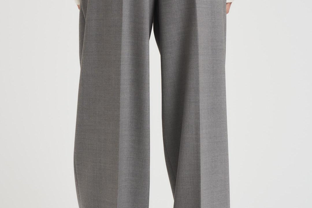 Pantalone donna a palazzo grigio ENTRATA 010 MAX MARA STUDIO