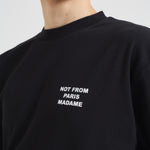 T-shirt uomo girocollo nera TS203 CO0002BL DROLE DE MONSIEUR