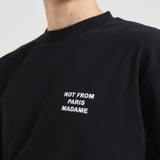 T-shirt uomo girocollo nera TS203 CO0002BL DROLE DE MONSIEUR