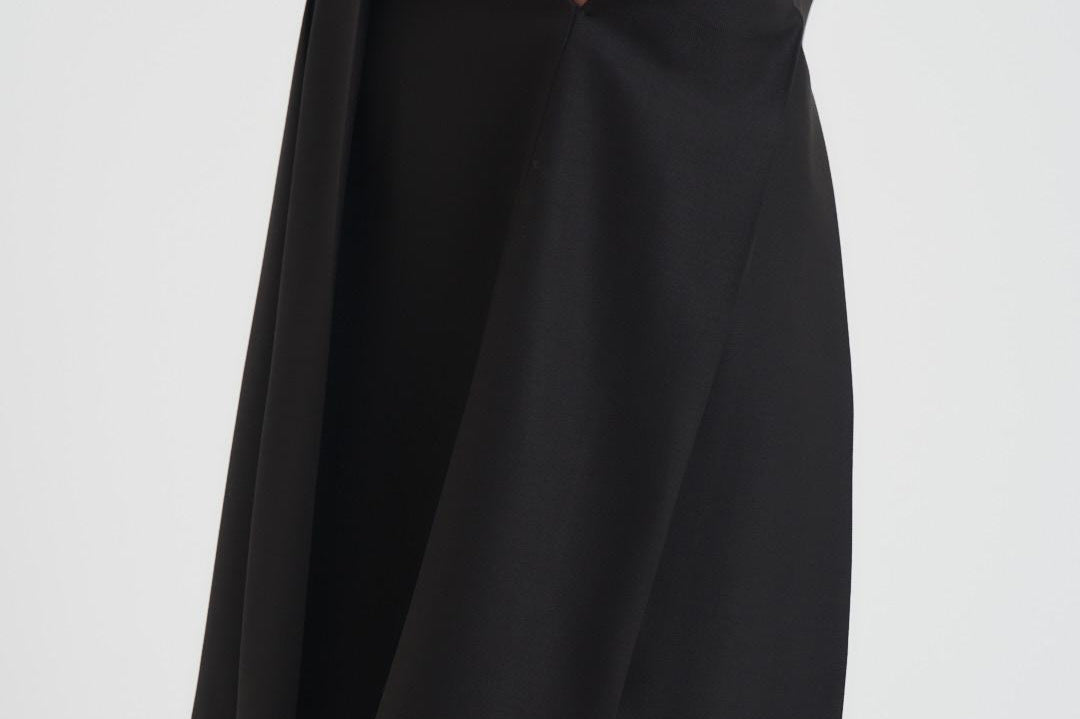 Gonna donna midi Gimmy nera GIMMY 005 MAX MARA STUDIO