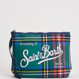 Pochette donna Aline tartan verde ALINE WTARTAN51 MC2 SAINT BARTH