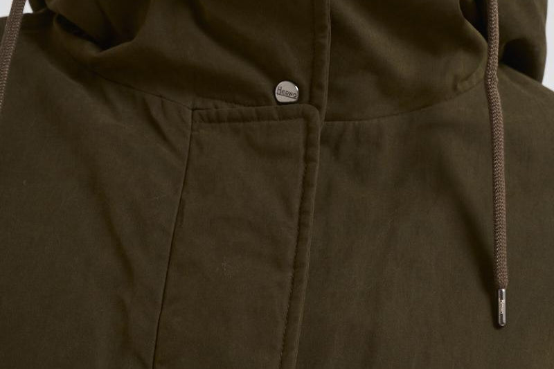 Giubbotto parka donna verde militare PI002106D 7740 HERNO