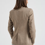 Giacca donna doppiopetto tortora 2156 52578 LUBIAM
