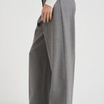 Pantalone donna a palazzo grigio ENTRATA 010 MAX MARA STUDIO