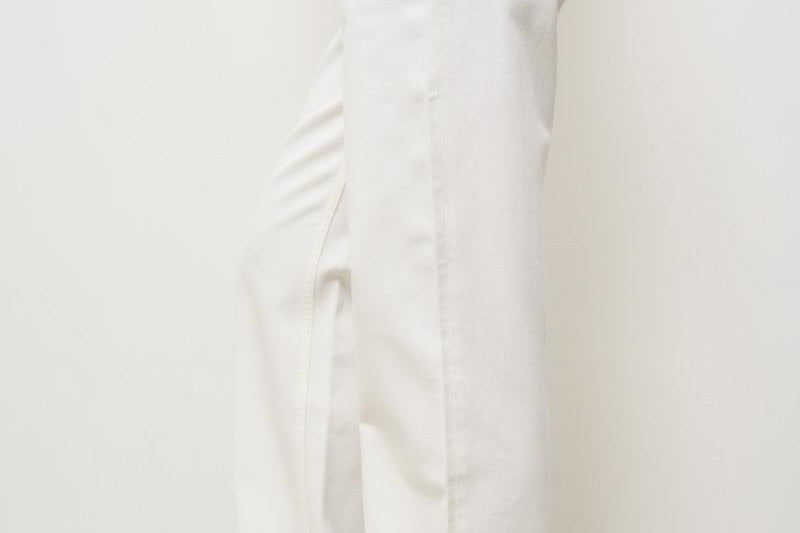 Jeans donna Kim in denim bianco GWP00844 P00098010190 GOLDEN GOOSE