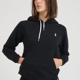 Felpa donna con cappuccio nera 211943007 003 RALPH LAUREN