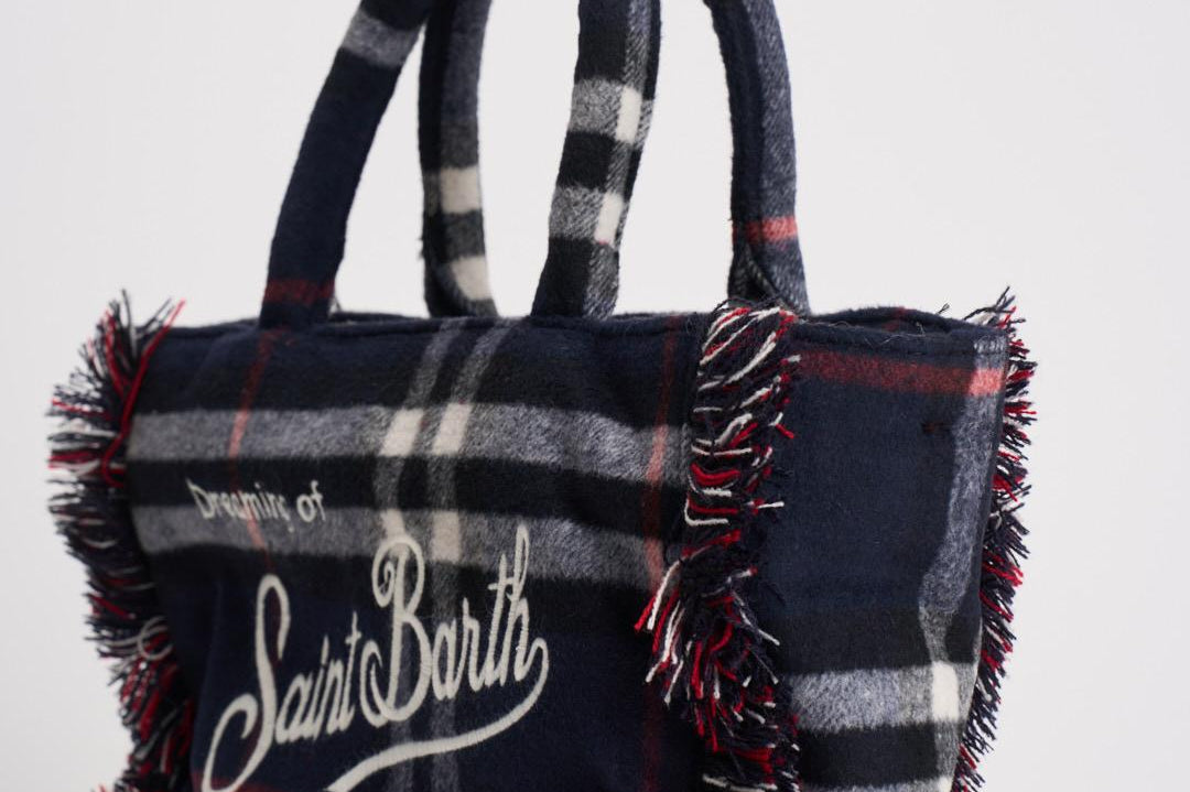 Borsa donna Colette tartan nera COLETTEWL TART0041 MC2 SAINT BARTH