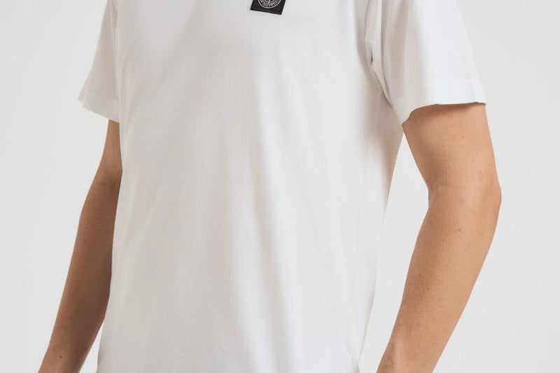T-shirt uomo girocollo bianca 2100027 S0013V0001 STONE ISLAND