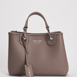 Borsa a mano donna in pelle tortora EW000361 AF12036M1057 EMPORIO ARMANI