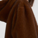 Bomber donna in ecopelliccia marrone GI000318D 8800 HERNO