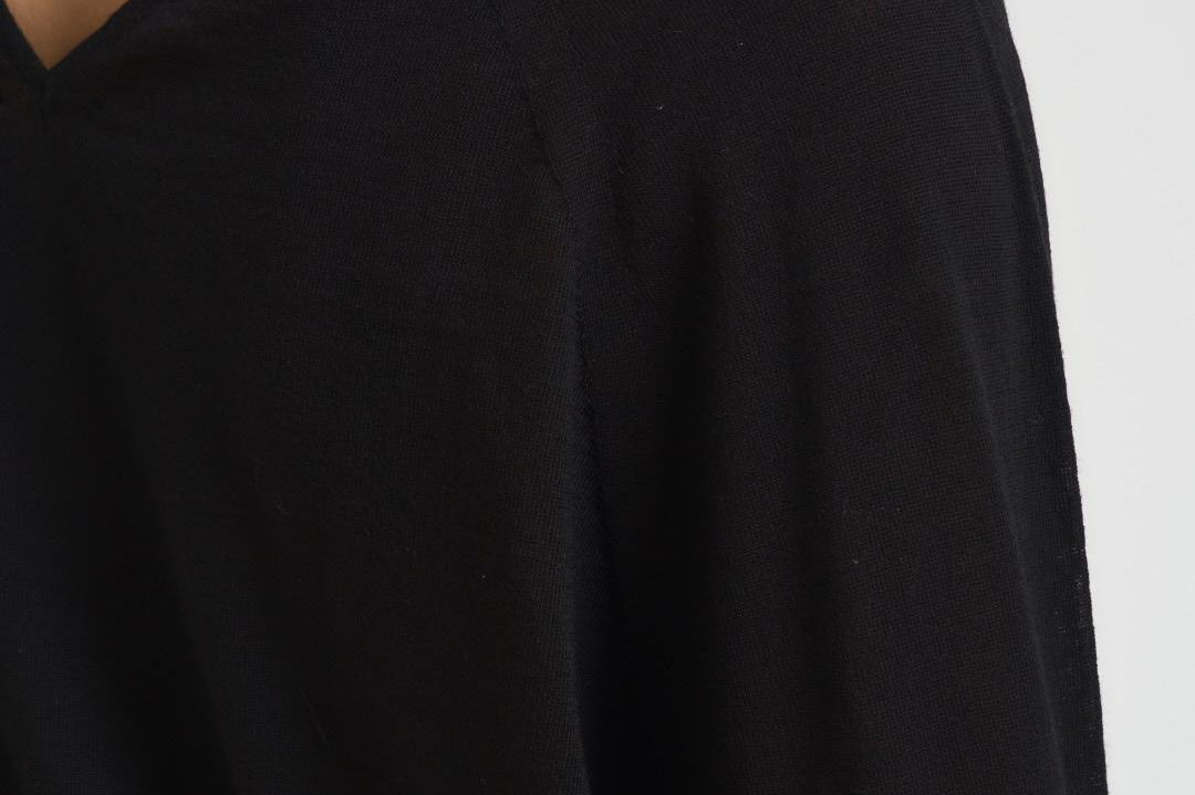 Dolcevita donna in maglia fine nera A23 Y69 LIVIANA CONTI
