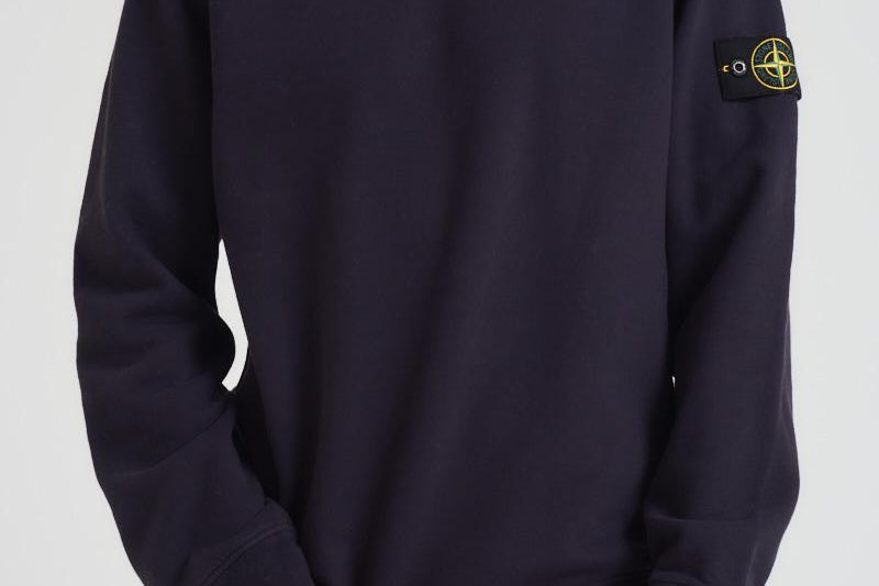Felpa uomo girocollo blu 6100028 S0A20V0026 STONE ISLAND