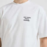 T-shirt uomo girocollo bianca TS203 CO0002OPW DROLE DE MONSIEUR