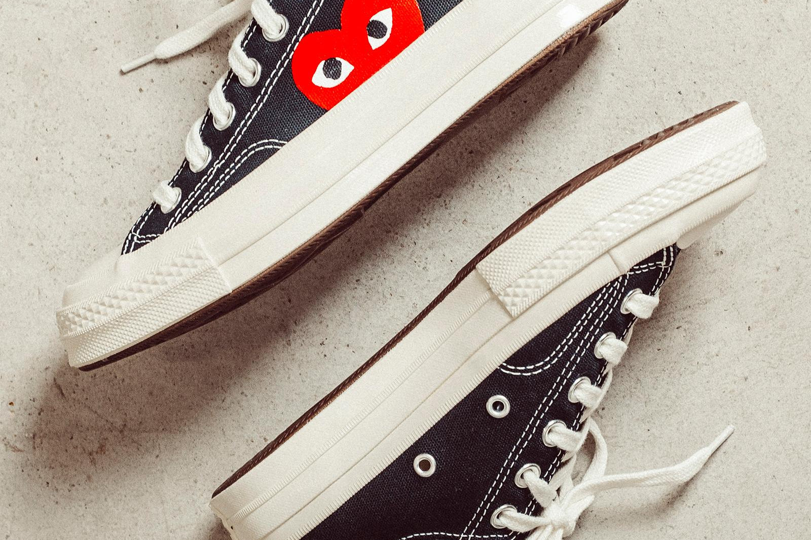 Converse x Comme des Garçons PLAY Sneaker bassa Chuck 70 K111 BLACK COMME DES GARCON PLAY