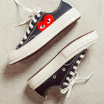 Converse x Comme des Garçons PLAY Sneaker bassa Chuck 70 K111 BLACK COMME DES GARCON PLAY