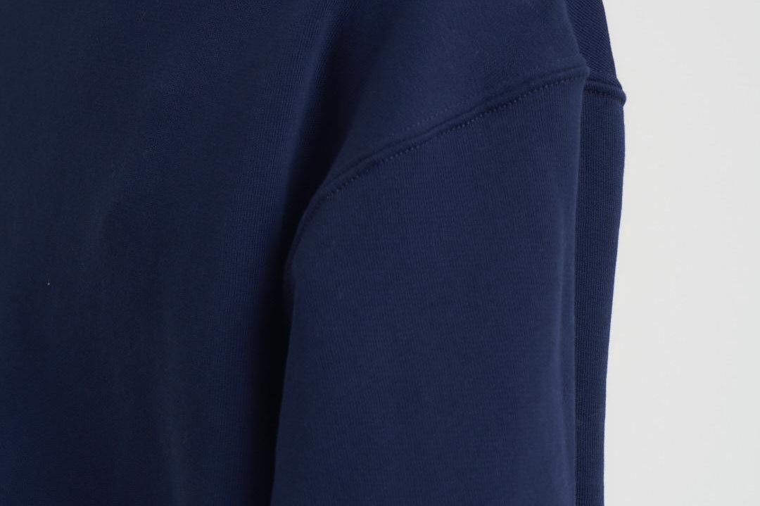 Felpa girocollo donna in cotone blu 211943006 002 RALPH LAUREN
