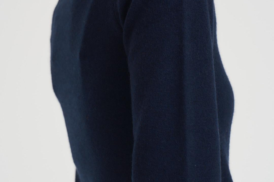 Maglia donna girocollo blu notte CATELINA NAVY ABSOLUT CASHMERE.