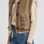 Gilet donna Clemencia marrone GI0061FA C3A02E50TA MARANT ETOILE