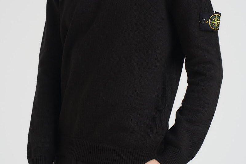 Maglia uomo girocollo nera 5100049 S00A2V0029 STONE ISLAND