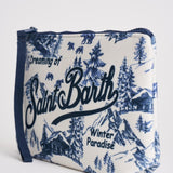 Pochette donna Aline fantasia montagna blu ALINE WINTERL01 MC2 SAINT BARTH