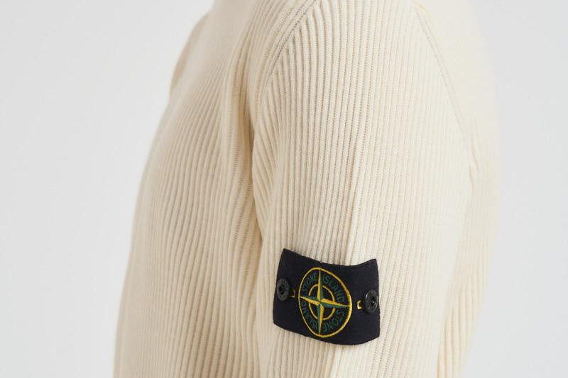 Dolcevita uomo a costine panna 5100052 S00C2V0093 STONE ISLAND