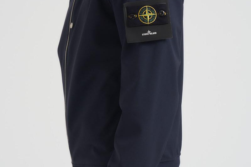 Giacca uomo Soft Shell blu Q100004 S0B22V0020 STONE ISLAND